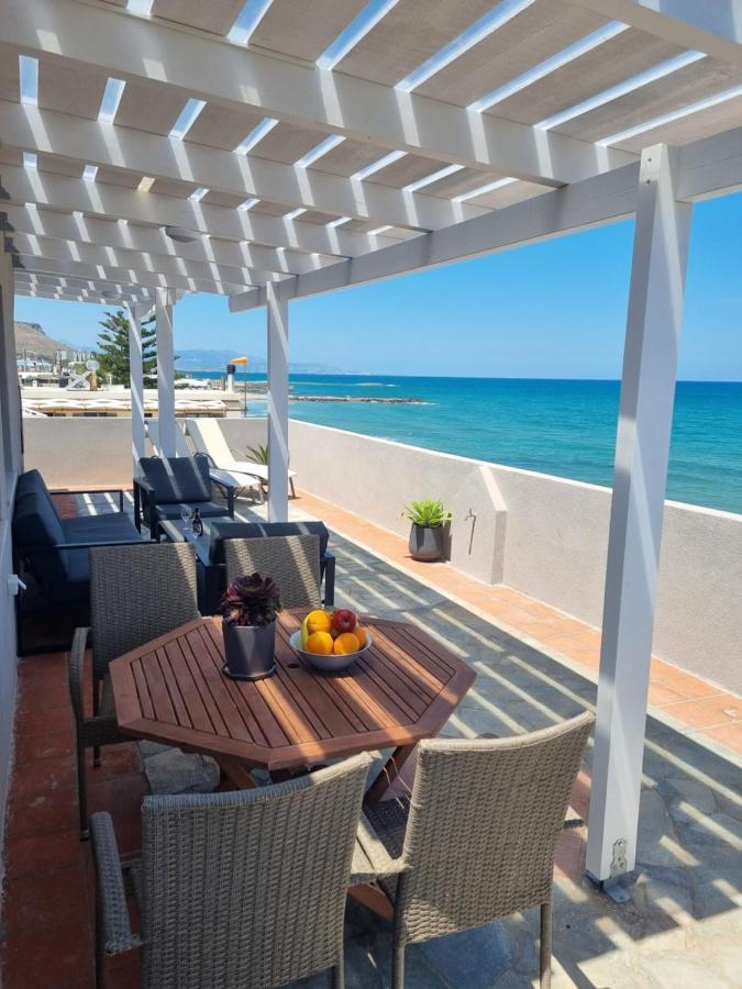 Astra Sea View Apartment, Sea Front Kokkini Hani Ngoại thất bức ảnh